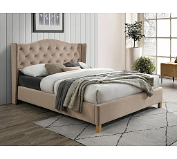 Posteľ ASPEN Velvet, 160x200 cm, béžová Bluvel 28