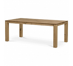 Jedálenský stôl 200x100x75 cm, dubový masív, povrchová úprava olejom