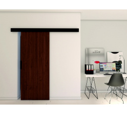 Posuvné dvere STANDART MIX A70, Wenge/čierna