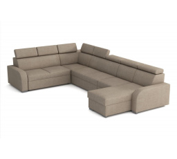 Rohová sedacia súprava v tvare U Norway béžová