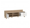Tv komoda Iker 717, jackson hickory/biela