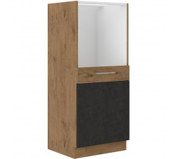 Kuchynská skriňa VEGA 60 DP 145 1F BB, Matera mat/Dub lancelot