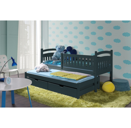 Detská posteľ Amely rozkladacia 90x200 Certifikát
