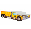 Posteľ s matracom CONSTRUCTION CAR 140x70