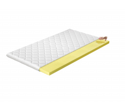 Vrchný matrac - Topper VISCO 140x200 cm, Hypoalergénny poťah Microfibre