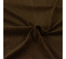 Froté prestieradlo tmavo hnedé 180x200 dvojlôžko