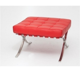 Podnožka BA1 červená prírodná koža