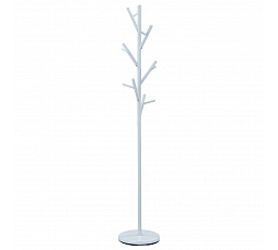 Regál, kovová konštrukcia, biely matný lak, výška 170 cm, nosnosť 10 kg