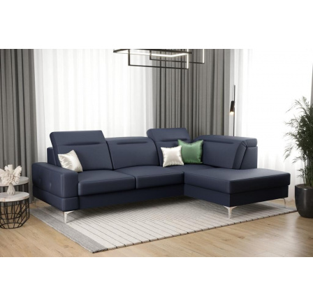 Rohová sedacia súprava MALIBU MINI prírodná koža 180X250 - pravá, prírodná koža - voliteľná farba