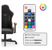 Herné kreslo LED RGB Starter čierne