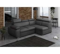 Rohová sedacia súprava Bodie VII pravá tmavo sivá