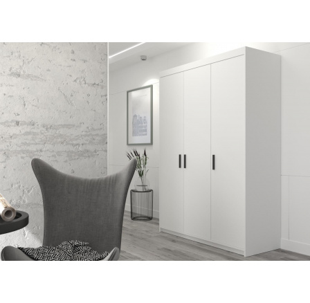 Šatní skriňa ENJA 3D, Biela