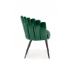 Stolička K410, zelený zamat