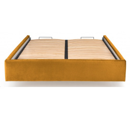 Posteľ MODULO 160 - korpus, Horčicový Monolith 48