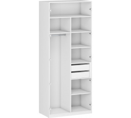 Šatníková skriňa FLEX K5, biela