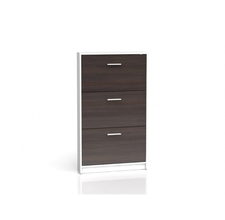 Stojan na topánky NEPO SFB3K White/Wenge Stojan na topánky NEPO SFB3K White/Wenge