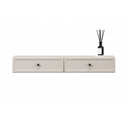 LORINI TOALETKA 100 2SZ - kašmír / čierna úchytka / závesná LORINI TOALETKA 100 2SZ - kašmír / čierna úchytka / závesná