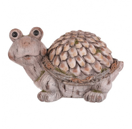 Želva - zahradní dekorace, magnesium, barva šedá