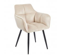 PREDPREDAJ -15% do 30.09 ! Stolička velvet béžová K40-FXJG