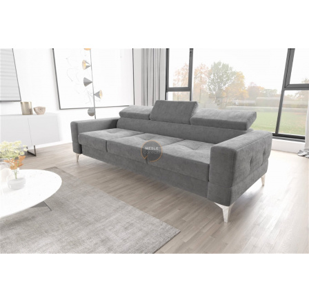 Sofa TOSCANIA III 250 cm - sivá