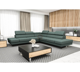 Rohová sedacia súprava EMPORIO MAX 300 x 300 - morská zelená
