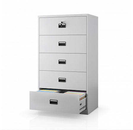 Kovová kartotéková skriňa šedá: SARAN XL V5, 900 x 1620 x 600 mm Kovová kartotéková skriňa šedá: SARAN XL V5, 900 x 1620 x 600 mm