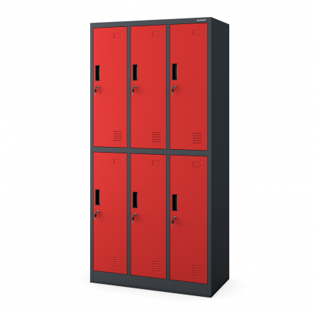 Šatní skriňa s 6 boxmi IGOR, 900 x 1850 x 450 mm Šatní skriňa s 6 boxmi IGOR, 900 x 1850 x 450 mm
