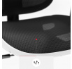 Ergonomické kancelárske herné kreslo Basic, bielo-čierne