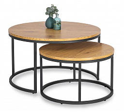 Sada stolíkov DELIA MAX Dub Zlatý