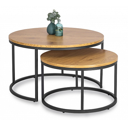 Sada stolíkov DELIA MAX Dub Zlatý