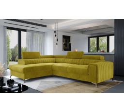 Rohová sedacia súprava LAURENCE, ľavá, Monolit 48