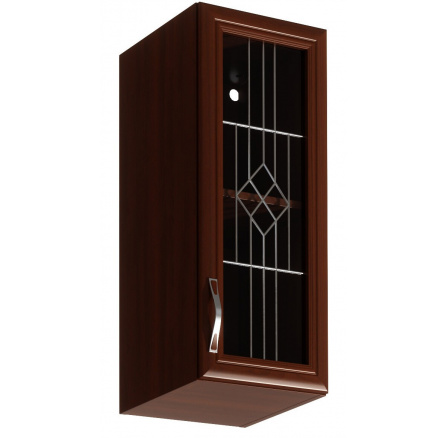 Kuchynská horná skrinka SYCYLIA G30S - Pravá, Orech Milano