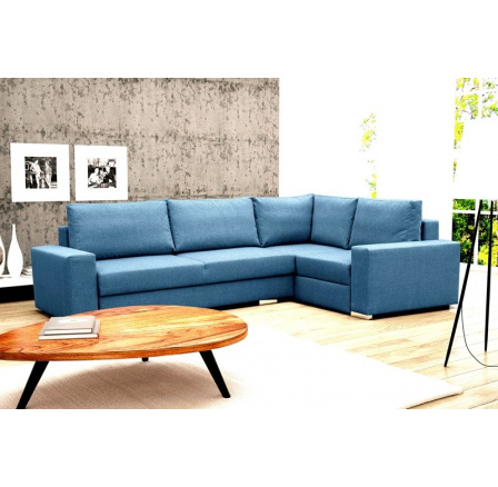 Rohová sedacia súprava Toro P modrá