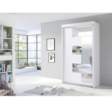 Šatní skriňa SZARLOTA, Biela