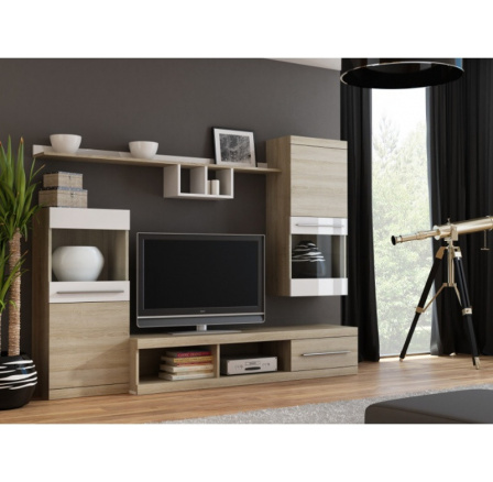 Obývacia stena NICK - sonoma