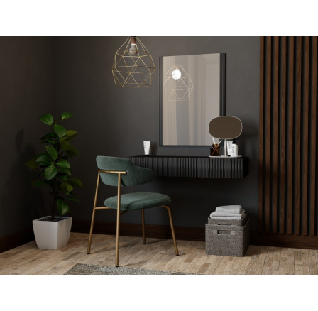 Toaletný stolík PAFOS, Matná čierna