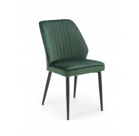 Jedálenská stolička K-432, zelený zamat