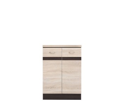 Kuchyňa Junona Line, spodná skrinka D2D/60/82 wenge/dub sonoma