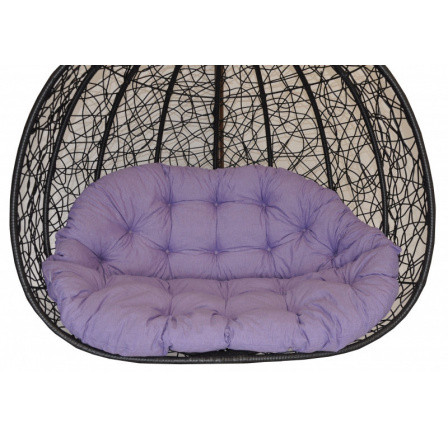 Dvojitý hojdací vankúš - látka fialová