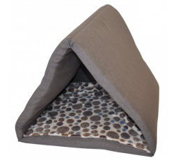 Posteľ baldachýn svetlo šedá melír