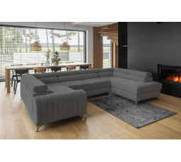 Rohová sedacia súprava v tvare U LOUIS, Vero 4 Pravá