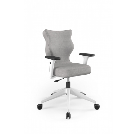 Kancelárske otočné kreslo NERO , biele Deco 18 veľkosť 6