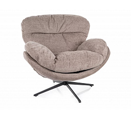 Kreslo otočné FLORENCE RAVEN, Tmavo béžová 30/Čierna