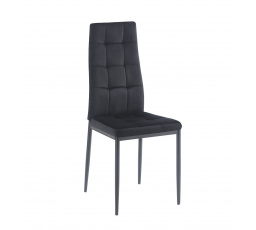 PREDPREDAJ -15% do 26.08 ! Stolička velvet čierna K29-FXJG