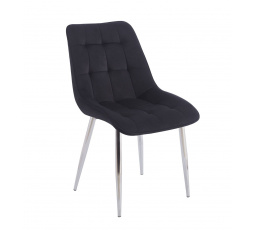 PREDPREDAJ -15% do 02.03 ! Stolička velvet - Riviera 100 čierna J262-1 (S)