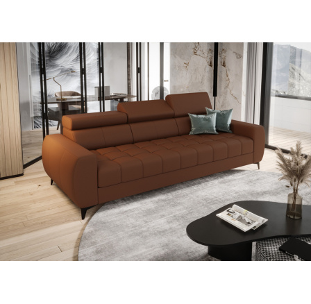 Sofa PORTO III 260 cm prírodná koža - Koňaková koža