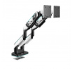 Dvojitý držiak na monitory 49 palcov, bielo-čierny X-Arm Dual RGB