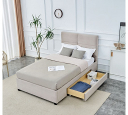 Posteľ čalúnená so zásuvkou START 2 120x200 JG Béžová