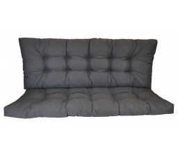 Poduška na záhradnú hojdačku. Spodná časť 170/70 Horná časť 170/40, antracitová