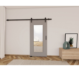 Posuvné dvere LOFT I90, sivá/čierna